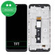Schermo per Motorola Moto G10 XT2127, Aurora Gray, Vetro touch con cornice
