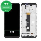 Schermo per Motorola Moto G30 XT2129, Phantom Black, Vetro touch con cornice