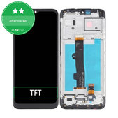 Schermo per Motorola Moto E7 Power, E7i Power, Black, Vetro touch con cornice