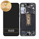 Schermo per Samsung S23 Plus S916B, Phantom Black, Vetro touch con cornice, GH82-30478A, GH82-30476A, GH82-30477A, Genuine Service Pack