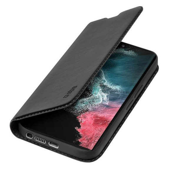 Custodia Book Wallet Lite per Samsung S23 Ultra, Black, SBS