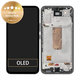 Schermo per Samsung A54 5G A546B, Black, Vetro touch con cornice, GH82-31231A, GH82-31232A, Genuine Service Pack