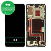 Schermo per OnePlus 9, Astral Black, Vetro touch con cornice
