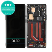 Schermo OLED per OnePlus 8 Pro, Onyx Black, Vetro touch con cornice