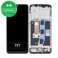 Schermo per Oppo A16, A16s, Crystal Black, Vetro touch con cornice