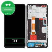 Schermo per Oppo Reno 4 Z 5G, Ink Black, Vetro touch con cornice