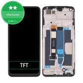 Schermo per Realme 8 5G RMX3241, Supersonic Black, Vetro touch con cornice