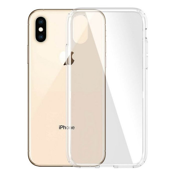 Custodia HardCase AB per iPhone X, XS, Transparent, PanzerGlass
