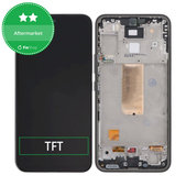 Schermo per Samsung A54 5G A546B, Black, Vetro touch con cornice