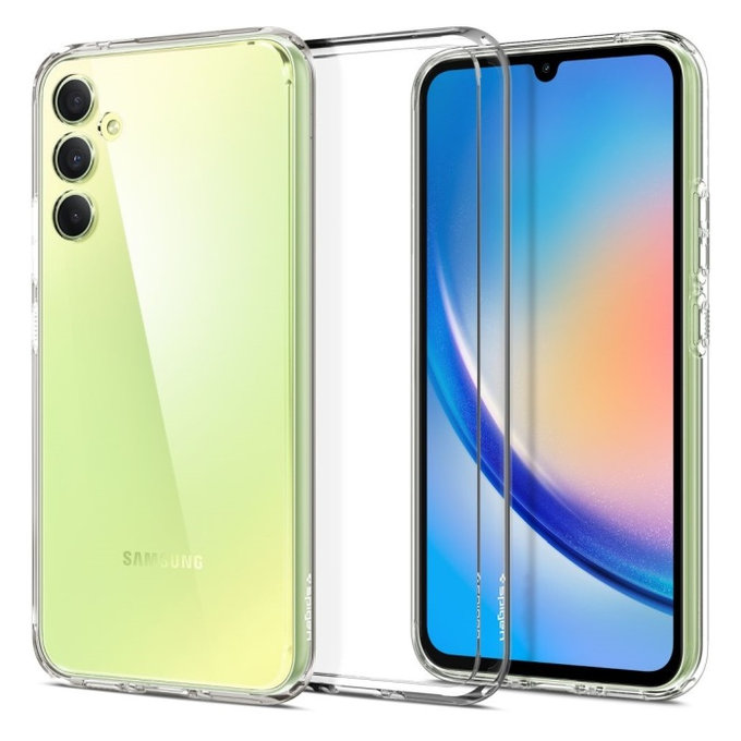 Custodia Ultra Hybrid per Samsung A34 5G, Crystal Clear, Spigen