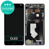 Schermo OLED per Asus Zenfone AR ZS571KL, Black, Vetro touch con cornice