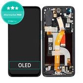 Schermo OLED per Asus Zenfone 8 ZS590KS, Obsidian Black, Vetro touch con cornice