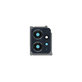 Lente fotocamera posteriore con frame per Xiaomi Redmi Note 12 23021RAAEG, 23021RAA2Y, Onyx Grey, 56000600M700, Genuine Service Pack