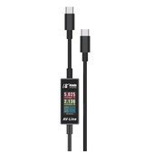 Cavo di ricarica con rilevamento intelligente da USB-C a USB-C, AV-Line