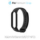 Cinturino in silicone per Xiaomi Mi Band 5, 6, 7, 7 NFC, Black, FixPremium