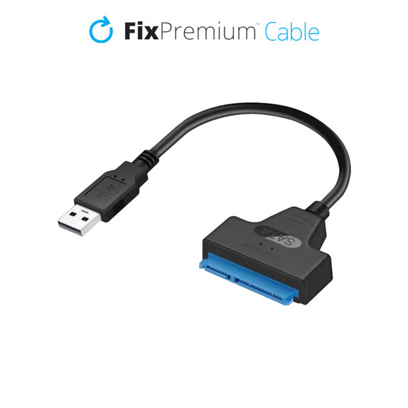 Cavo USB a SATA 2.5", Black, FixPremium