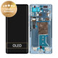 Schermo per Motorola Edge 40 Pro, Lunar Blue, Vetro touch con cornice, 5D68C21987, Genuine Service Pack