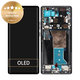 Schermo per Motorola Edge 40 Pro, Interstellar Black, Vetro touch con cornice, 5D68C21986, Genuine Service Pack