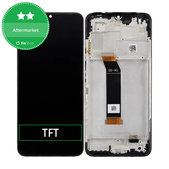 Schermo per Xiaomi Poco M4 5G 22041219PG, Power Black, Vetro touch con cornice, 560005L19P00, Genuine Service Pack