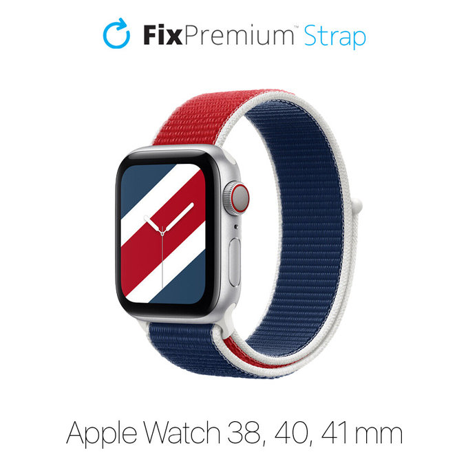 Cinturino in nylon per Apple Watch 38, 40 e 41mm, International, FixPremium