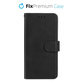 Custodia Book Wallet per iPhone 14 Plus, Black, FixPremium