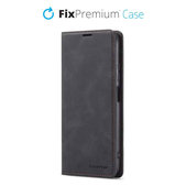 Custodia Business Wallet per iPhone 14 Plus, Black, FixPremium