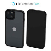 Custodia Invisible per iPhone 13, 14, Black, FixPremium