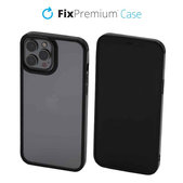 Custodia Invisible per iPhone 14 Pro Max, Black, FixPremium