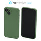 Custodia Rubber per iPhone 13, 14, Green, FixPremium