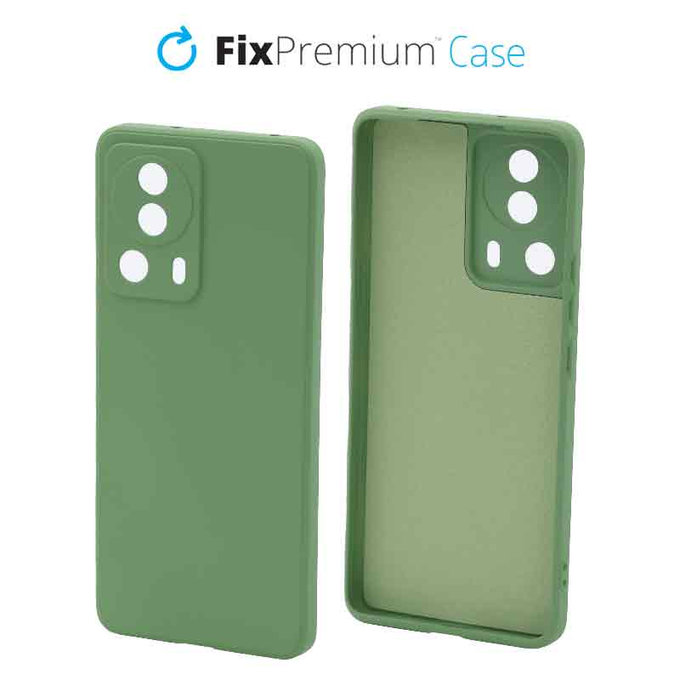 Custodia Rubber per Xiaomi 13 Lite, green, FixPremium