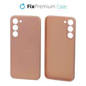 Custodia Rubber per Samsung S23 Plus, Orange, FixPremium