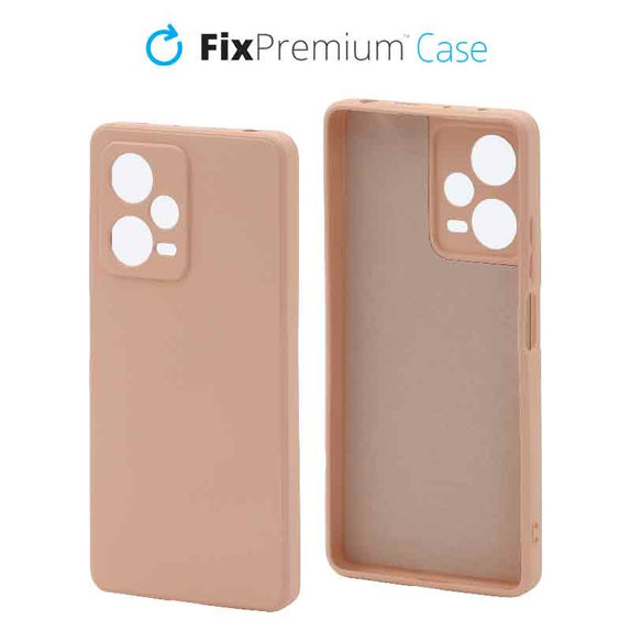 Custodia Rubber per Xiaomi Redmi Note 12 Pro Plus, Orange, FixPremium
