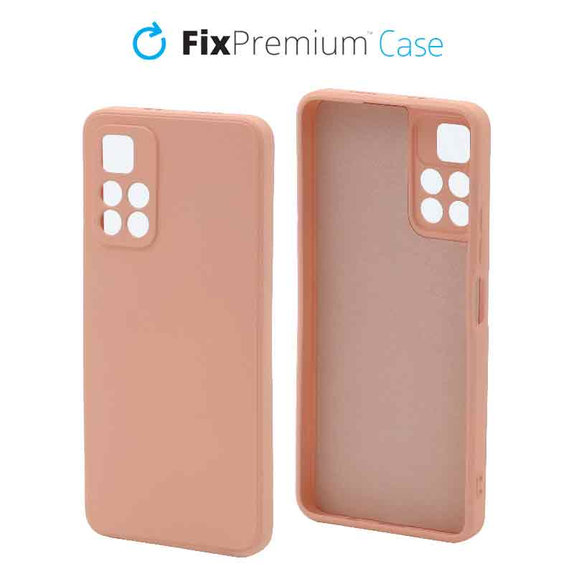 Custodia Rubber per Xiaomi Redmi Note 11S 5G, Orange, FixPremium