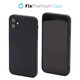 Custodia Rubber per iPhone 11, Black, FixPremium