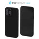 Custodia Rubber per iPhone 14 Pro Max, black, FixPremium