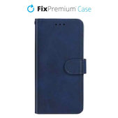 Custodia Book Wallet per Samsung S23 Plus, Blue, FixPremium