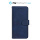 Custodia Book Wallet per Samsung S23 Plus, Blue, FixPremium