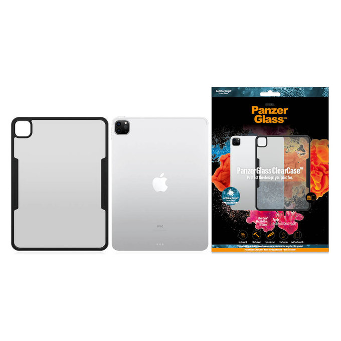 Custodia ClearCase AB per iPad Pro 11'' (2018/2020/2021), Nero, PanzerGlass