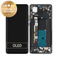 Schermo per Motorola Edge 40, Eclipse Black, Vetro touch con cornice, 5D68C22670, Genuine Service Pack