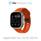 Cinturino sportivo in silicone per Apple Watch 42, 44, 45 e 49mm, Orange, FixPremium