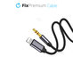 Cavo da Lightning a jack 3.5mm 1m, Black, FixPremium