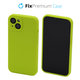 Custodia in silicone per iPhone 13, Neon Green, FixPremium