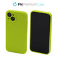 Custodia in silicone per iPhone 13, Neon Green, FixPremium