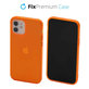Custodia Clear per iPhone 12 e 12 Pro, arancione, FixPremium