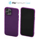 Custodia Clear per iPhone 13 Pro, Violet, FixPremium