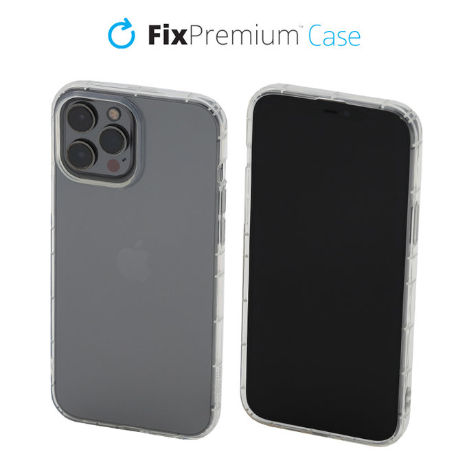 Custodia Clear per iPhone 13 Pro Max, Transparent, FixPremium