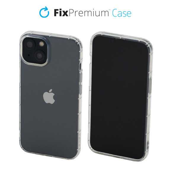 Custodia Clear per iPhone 14, trasparente, FixPremium