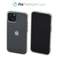 Custodia Clear per iPhone 14, trasparente, FixPremium