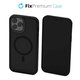 Custodia Clear con MagSafe per iPhone 13 Pro Max, Frost Black, FixPremium