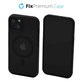 Custodia Clear con MagSafe per iPhone 14, Frost Black, FixPremium